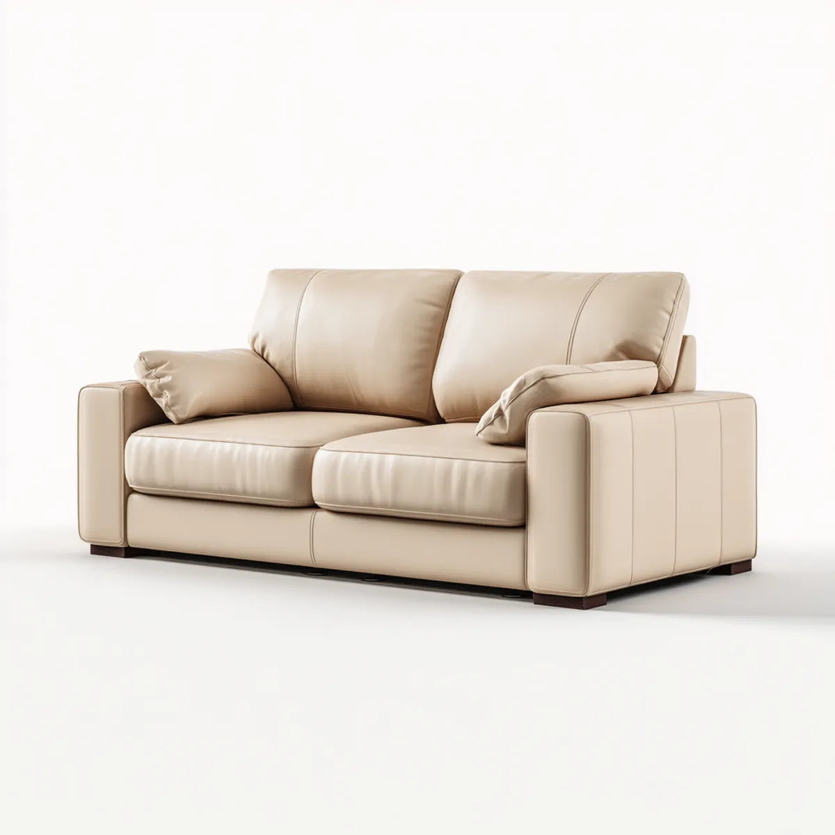 Sofa, 2-kanapa z korpusem 170 x 90 x 88 cm z PU- sztucznym prostokątnym