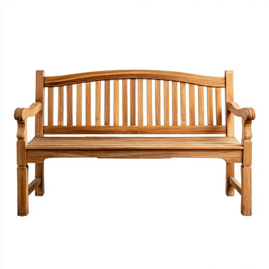 Ławka ogrodowa, Ogród Ławka 2 fotele w Belarus brązowy drewno 120 x 59 x 90 cm z zakrzywionym oparciem